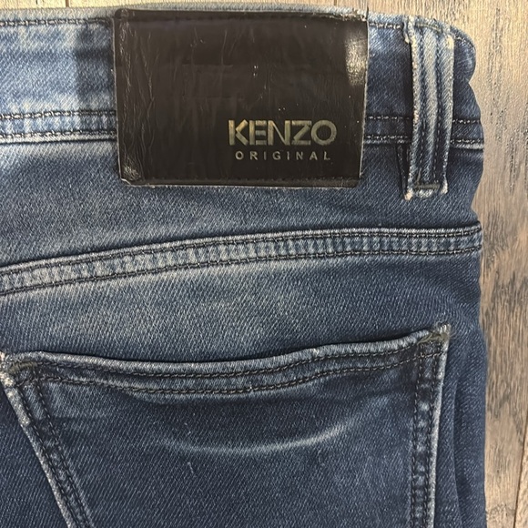 Kenzo Capri denim pants Sz 36 - Picture 13 of 16
